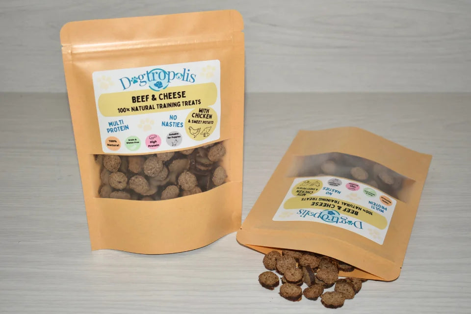 Dogtropolis 100% Natural Training Treats - Beef & Cheese