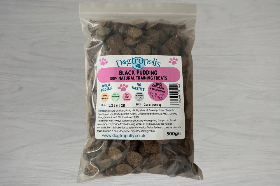 Black Pudding | Training Treats | Bulk Pack