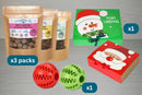 Festive Training Treat Box with Ball