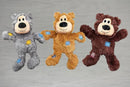 KONG® Wild Knots Bears - Grey, Light Brown, Dark Brown