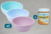 Dogtropolis Lick Bowl & Peanut Butter Bundle