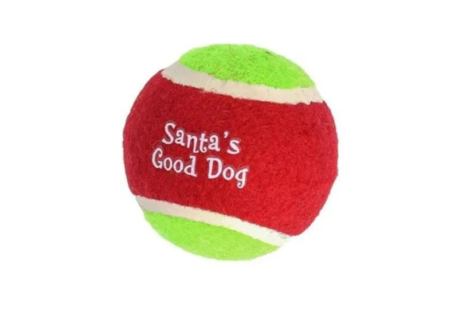 Xmas Tennis Ball for Dogs